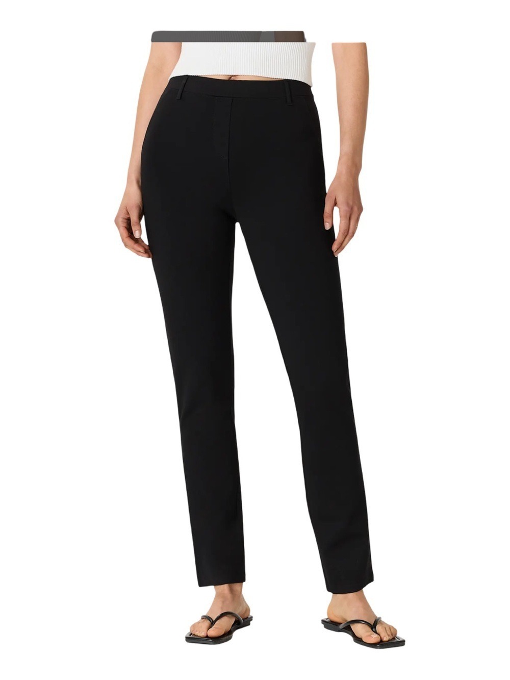 Quince Ultra Stretch Ponte Straight Leg Pants Size XS Petite